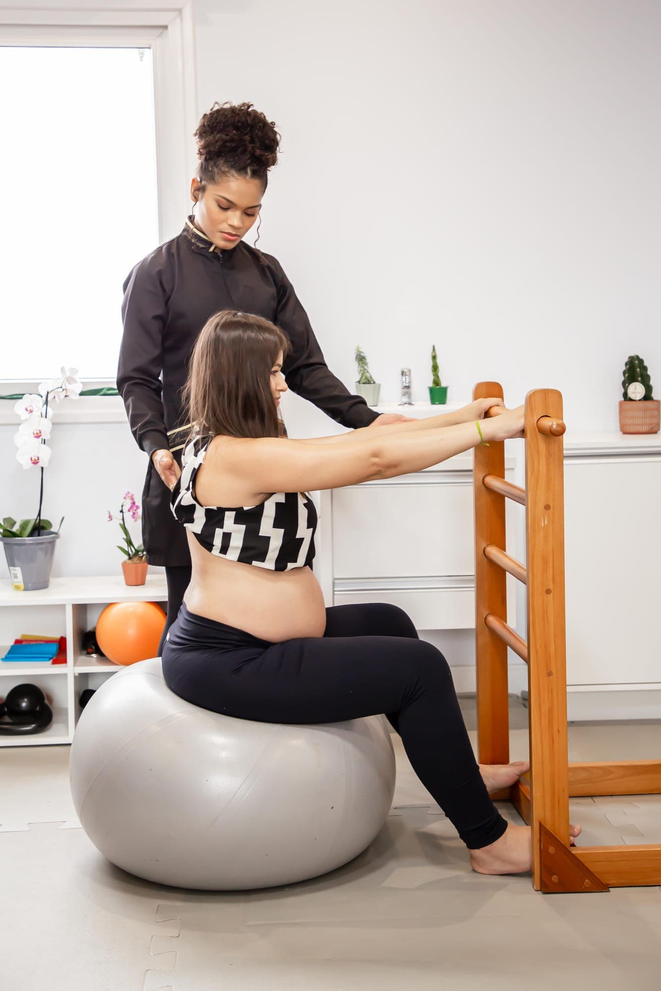 Aula de Pilates na Clínica Black Belt Fisioterapia